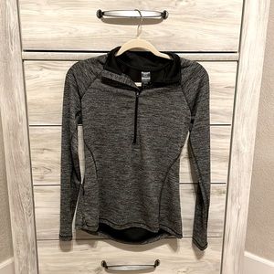 Black and White Half Zip Pullover